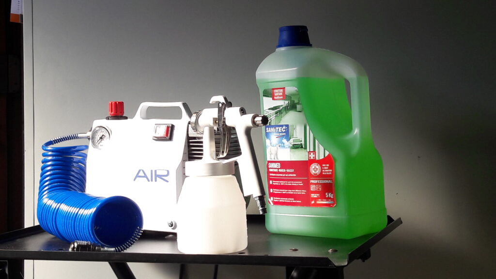 COMPRESSORE DISINFEZIONE e SANIFICAZIONE